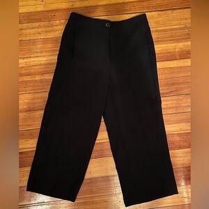 Ann Taylor Curvy Black Wide Leg Pants